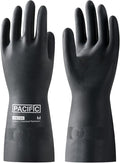 PACIFIC PPE Chemical Resistant Gloves, Heavy Duty Industrial Rubber Gloves by PACIFICPPE