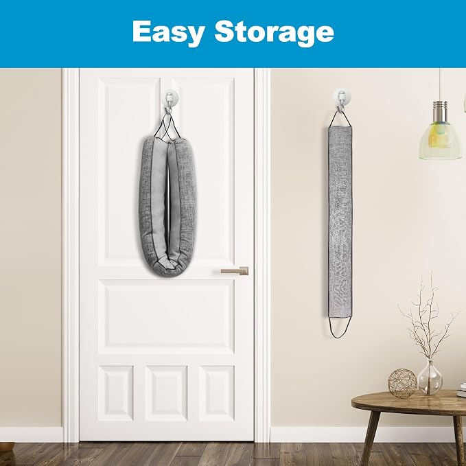 QUOLIX Triangle Under-Door Draft Stopper, Weighted Weather Stripping - Image 9