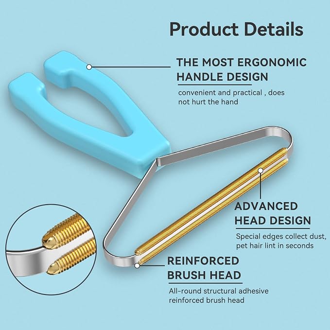Pet Hair Removal Tool, Cleaner Pro Pet Hair, Pet Hair Remover, Fabric Shaver - Image 2