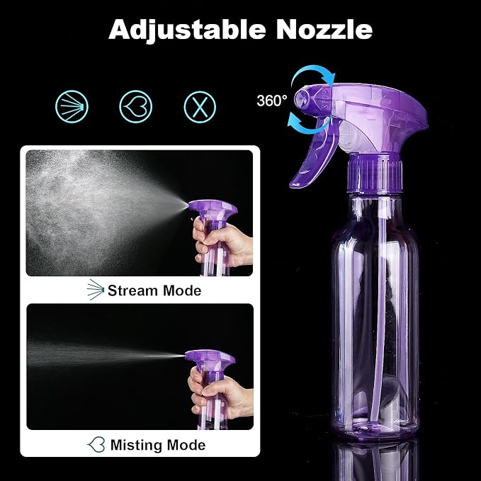 Cosywell Empty Spray Bottles 8.8oz/260ml 2 Pack Plastic Spray Bottle - Image 3