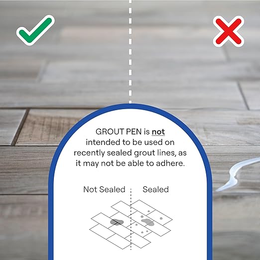 Grout Pen Black Tile Paint Marker: Waterproof Grout Paint, Tile Grout Colorant - Image 5