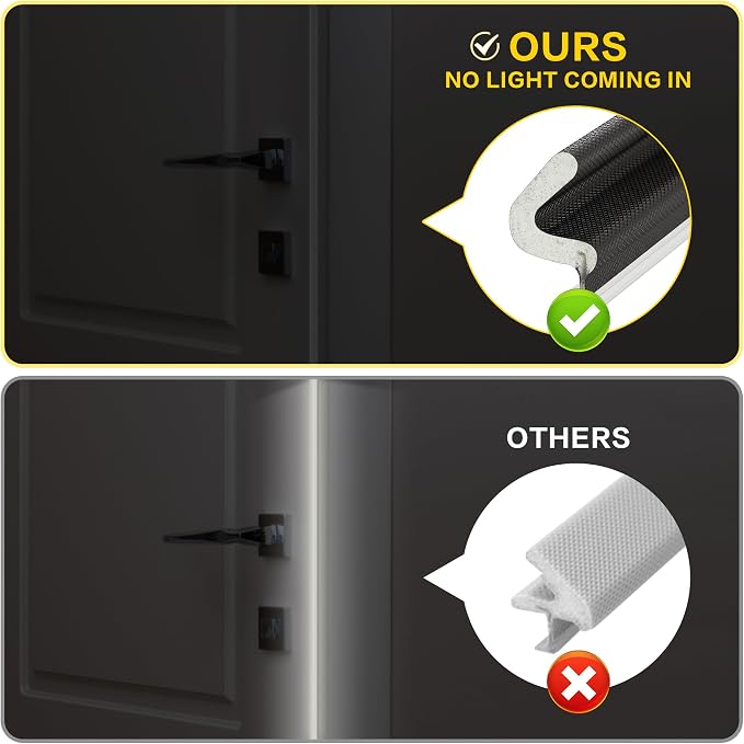 Weather Stripping Door Seal Strip Soundproof Q Foam Weather Stripping - Image 4