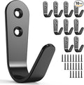 10PCS Hooks - Wall Mount Coat Hooks by BREYDROK