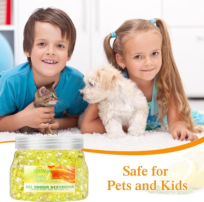 9 Pack Odor Eliminator Gel Beads Bulk 10 Ounces Air Freshener Gel Beads Odor - Image 5