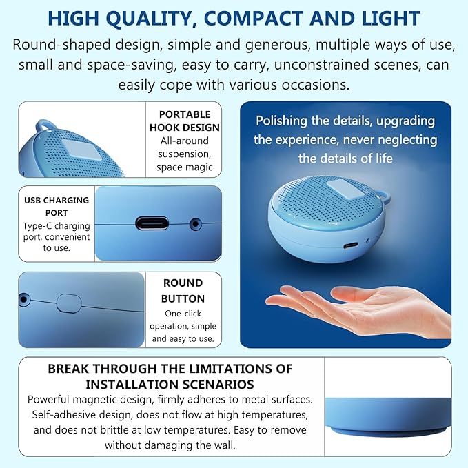 Refrigerator Deodorizer, Fridge Odor Absorber, Mini USB Rechargeable Ozone Odor - Image 6