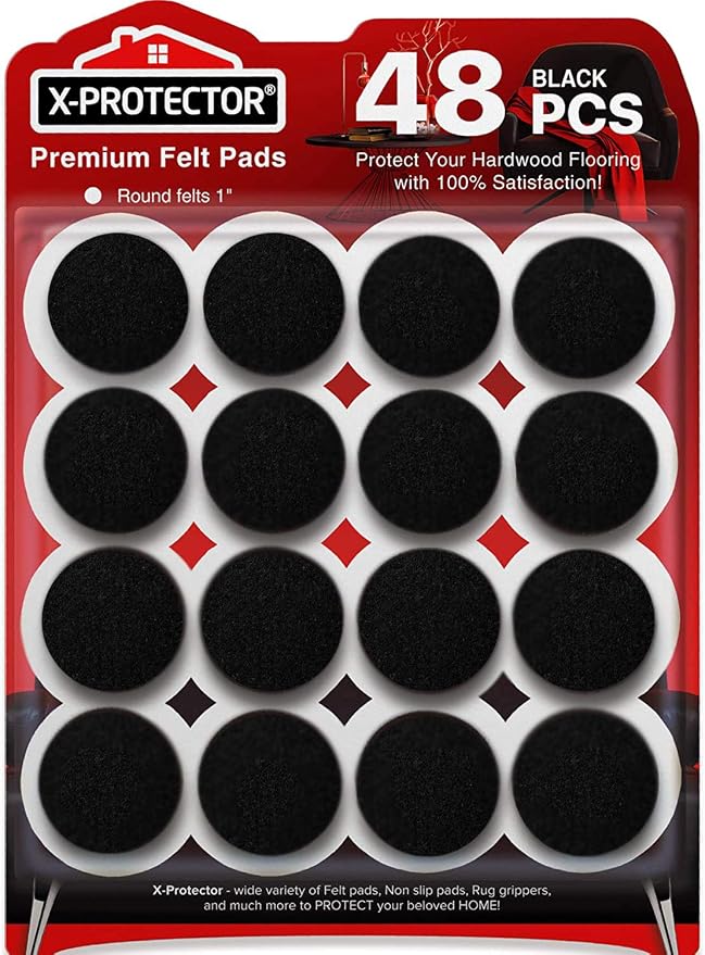 X-Protector Black Felt Furniture Pads by X-Protector