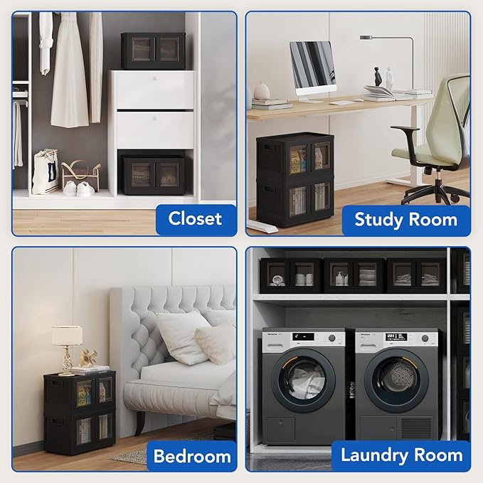 FLEXIMOUNTS 110 QT Stackable Storage Bins - Image 5