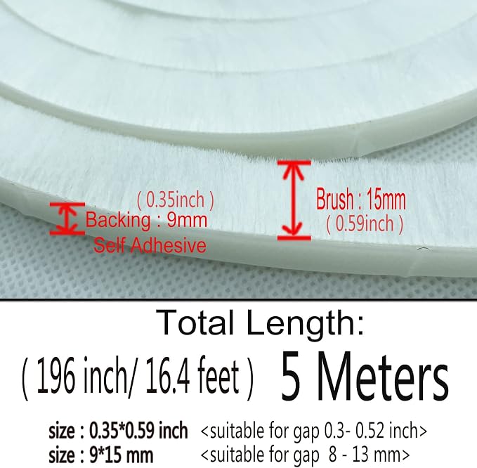 Felt Pile Weather Stripping Brush - Image 4