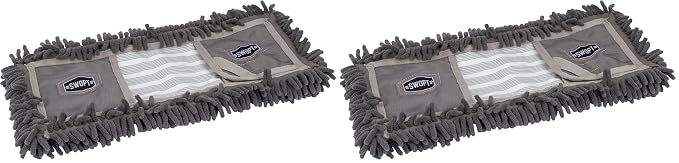 SWOPT 18” Microfiber Dust Mop Refill – Cleaning Pad by SWOPTCleaning