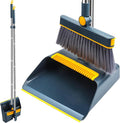Long-Handled Broom and Dustpan Set, Windproof Broom Combination, 180-degree by Unknown