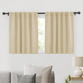 RYB HOME Short Blackout Curtains 36 inches, Solid Heavy Duty Small Window by RYBHOME