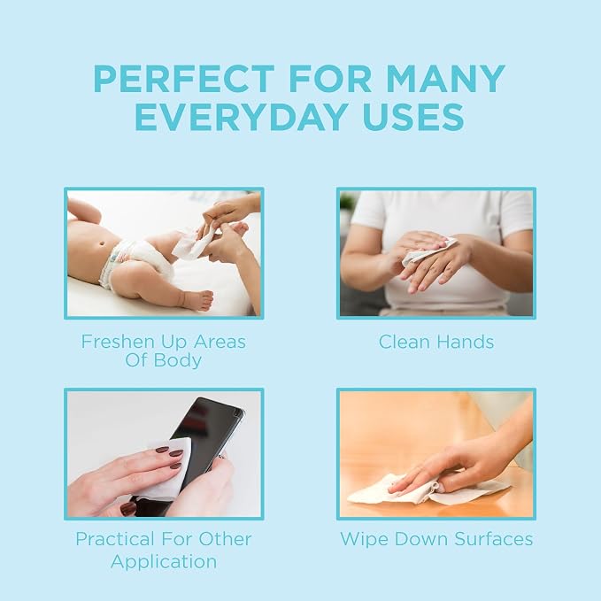 Ioly's Baby Wipes Unscented Wet Wipes 99% Water Based - Image 6