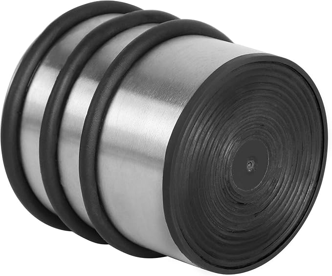 KINJOEK 2PCS Heavy Weight Door Stopper, No Drill Stainless Steel Door Stop - Image 4