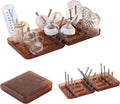Travel Bottle Drying Rack Space Saving, Foldable Bottle Drain Rack by WHNL