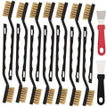 48 Pcs Mini Brass Brush Set, Brass Scratch Brush by Unknown