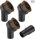 4 Pcs 25mm Horsehair Round Brush Vacuum Brush Attachment by AzmuthforSharkvacuum