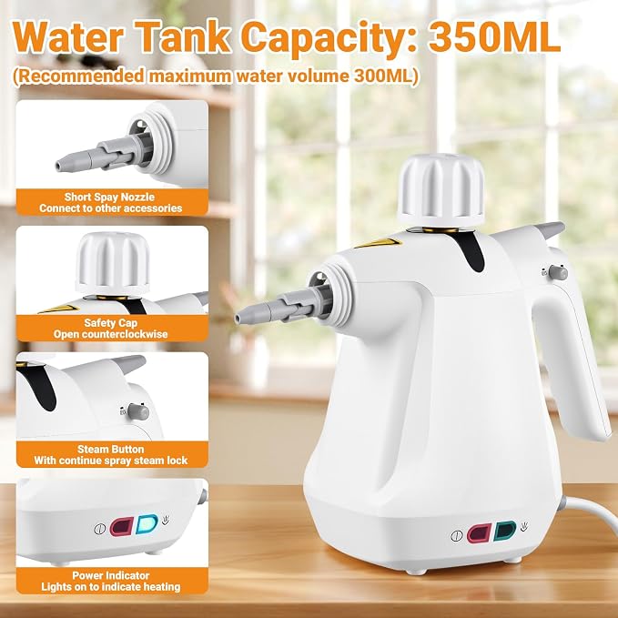 Pressurized Handheld Steam Cleaner - Image 5