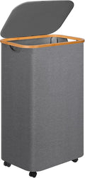 Laundry Basket with Wheels, 100L Hampers by Merkisa