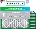 Filterbuy 10x10x2 Air Filter MERV 8 Dust Defense Replacement, Electrostatic by Filterbuy