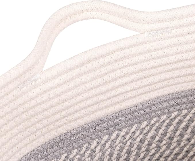 Medium and Large Woven Basket//With Handle, Used - Image 5