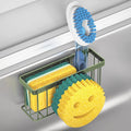 Sponge Holder Smiley Face, Sink Caddy, Sink Organizer by MURLONG