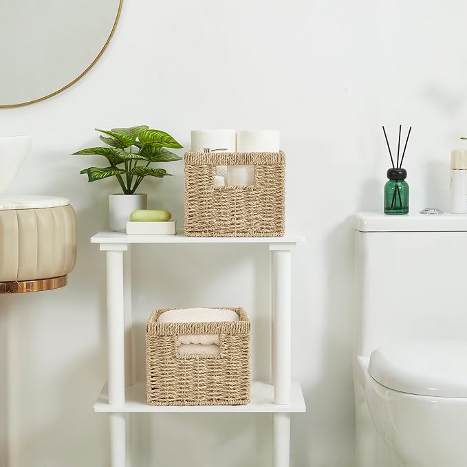 Seagrass Wicker Basket, Decorative Woven Baskets - Image 7