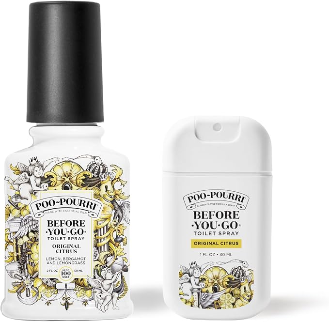 Poo-Pourri Before-you-Go Toilet Spray Bundle, Original Citrus 2 Fl Oz and by %7EPourri