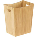 SEHERTIWY Wood Trash Can Wastebasket, 2 Gallon Small Waste Basket by SEHERTIWY