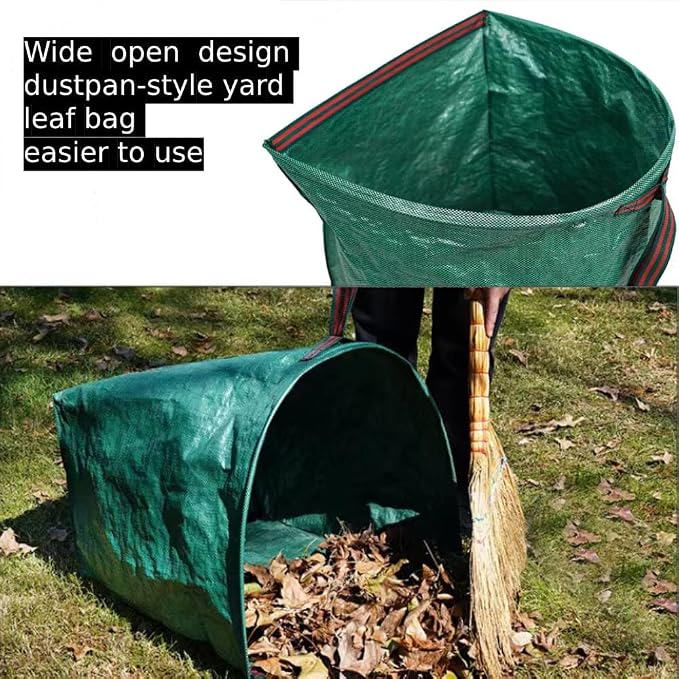 72 Gallon Yard Lawn Garden Bags, Large Standable Leaf Bags, Outdoor Garbage Can - Image 8