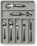 SMIRLY Silverware Drawer Organizer – Bamboo Kitchen Drawer Organizer, by Smirly