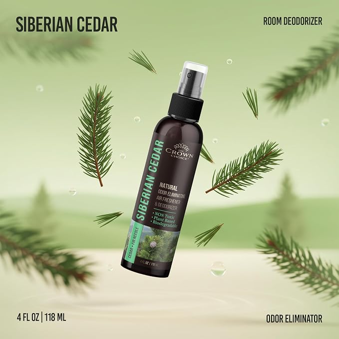 Non-Toxic Odor Eliminator, Natural Cedar Air Freshener Spray - Image 3