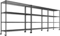 REIBII 55.5''W Storage Shelves 2500LBS Wire Shelving Unit by REIBII