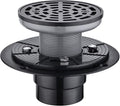RANDOM Round Shower Drain Kit Matte Black by RANDOM