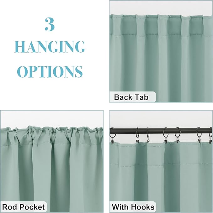 RYB HOME Coastal Blackout Curtains - Image 2