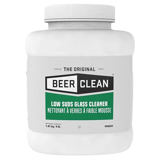 Diversey Glass Cleaner, 4 Lb. Container by BEERCLEAN