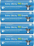 Extra Sticky Large Lint Roller Refills, 6.3'' Giant Lint Roller Refills by Yabeepet