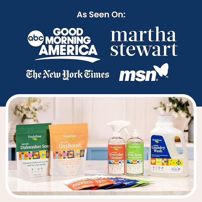 Truly Free Natural Concentrated Dish Detergent Dishwashing Liquid | Plant-Based - Image 9