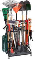 Garden Tool Organizer, Yard Tools Rack Holds 55 Long-Handled Tools/Rakes/Brooms by Kingarage