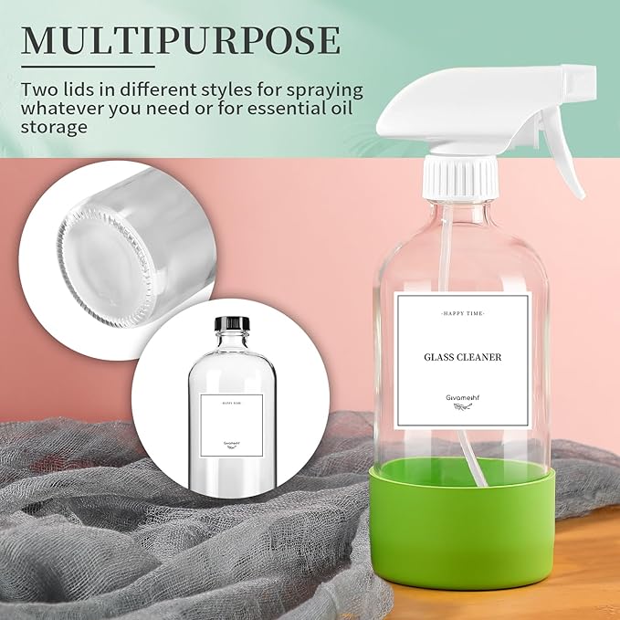 2 Pack Glass Spray Bottles - Image 6