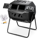 Nova Microdermabrasion 43 Gallon Compost Tumbler Bin Composter Dual Chamber BPA by NovaMicrodermabrasion