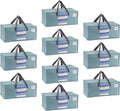 VENO 10 Pack Moving Bags for College, Heavy-Duty Storage Totes, Moving Boxes by Veno