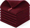 Homaxy 100% Cotton Waffle Weave Kitchen Dish Cloths, Ultra Soft Absorbent Quick by Homaxy