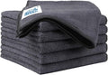 HOMEXCEL Grey Microfiber Cleaning Cloth 6 Pack, 12.5 x 12.5 inch Microfiber by HOMEXCEL