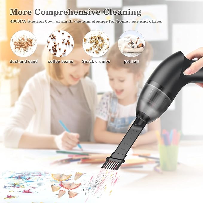 Mini Vacuum Cleaner-Rechargeable, Desk Vacuum Cleaner - Image 2