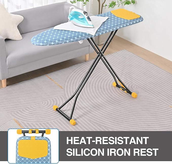 APEXCHASER Ironing Board with Iron Rest, Compact and Space Saver Iron Board - Image 3