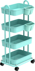 Simple Houseware 4-Tier Multifunctional Rolling Utility Cart by SimpleHouseware