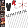 39 Feet Chimney Sweep Kit, Chimney Cleaning Kit by cleancraft