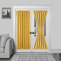 DWCN French Door Curtains – Rod Pocket Thermal Blackout Curtain by DWCN