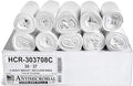 Aluf Plastics HCR-303708C High Density Star Sealed Coreless Roll Bags, 30 gal by AlufPlastics