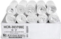 Aluf Plastics High Density Trash Bags, 30 Gallon, 8 Micron, by AlufPlastics